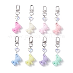 Décoration pendentif ours en acrylique&nbsp;HJEW-JM04201
