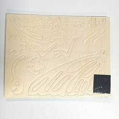 Juguetes de animales de ensamblaje de madera para niños y niñas&nbsp;WOCR-PW0001-116D