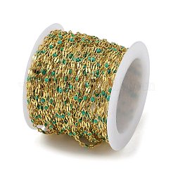 Catene in ottone placcate a cremagliera&nbsp;AJEW-Q153-02G-07