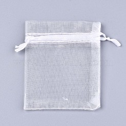 Bolsas de regalo de organza con cordón&nbsp;OP-R016-20x30cm-04