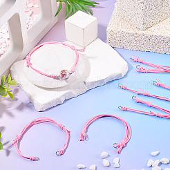 20 bracelet réglable en cordon de polyester ciré coréen&nbsp;BJEW-TAC0051-08