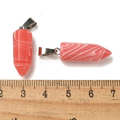 Synthetische Rhodochrosit-Anhänger&nbsp;G-Z067-07P-18