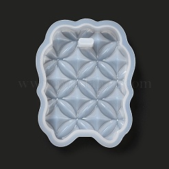 DIY geprägte Blumenmuster Anhänger Silikonformen&nbsp;DIY-G079-01B