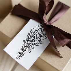 Individuelle Klarsichtstempel aus PVC-Kunststoff mit Sommermotiv&nbsp;DIY-WH0631-0242