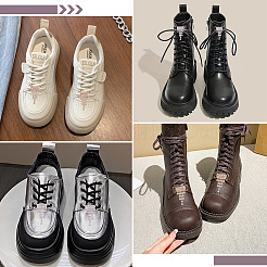 8 Stück Schuhdekoration aus 2 Farben mit Strassen aus Legierung.&nbsp;FIND-GF0007-25