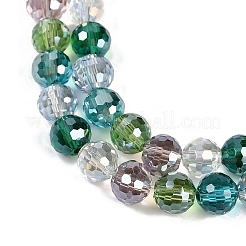 Chapelets de perles en verre électroplaqué&nbsp;EGLA-B009-03
