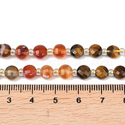 Fili di perline di agata pazza naturale&nbsp;G-Z135-B06