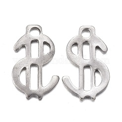 Anlaufgeschützte Charms aus Edelstahl 201&nbsp;STAS-F255-038P