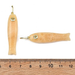 Natürliche Topas-Jade-Anhänger mit Schnitzereien&nbsp;GG-CBA8D06-01G-12