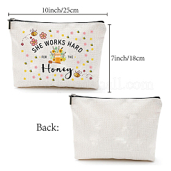 Aufbewahrungstaschen aus Polycotton-Canvas zum Lehrertag&nbsp;ABAG-WH0029-069
