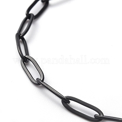 Pulseras de cadena con clip de acero inoxidable 304&nbsp;BJEW-O186-02EB