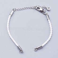 Geflochtene Baumwollgarn / Baumwollschnur Armband machen&nbsp;MAK-I006-P