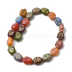 Perles en verre peintes&nbsp;GL-CBA8EF0-01