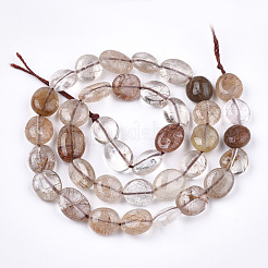 Naturale perle di quarzo rutilato fili&nbsp;G-T108-21B