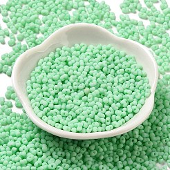 Perles de rocaille en verre dépoli&nbsp;SEED-K009-05B-05