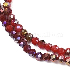 Perles de verre électroplaquées stradns&nbsp;EGLA-H114-02B-02