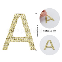 Glitzernde Strass-Aufnäher zum Aufbügeln&nbsp;DIY-WH0183-09A