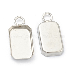 Cabochon pendenti in acciaio inossidabile 201 anti-ossidazione&nbsp;X-STAS-H143-31P