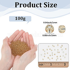 100g de perles de rocaille en verre&nbsp;SEED-SP0001-11B