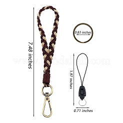 3 stücke boho makramee armband schlüsselbund keying&nbsp;KEYC-SW00004-08