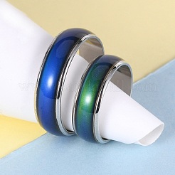 12 Farben ändern Messing Stimmungsringe&nbsp;RJEW-R117-01-B