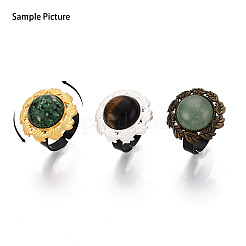 Base de anillo de copa con bisel de aleación y hierro ajustable con bandeja giratoria&nbsp;MAK-T012-01G