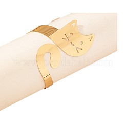 Manschettenarmbänder und Manschettenringe in Katzenform aus Legierung&nbsp;FS-WGE4C4B-01