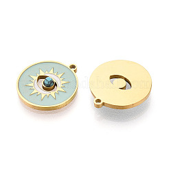 Pendentifs en émail en acier inoxydable chirurgical 316&nbsp;STAS-M073-06G