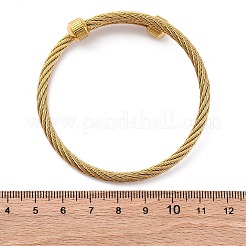 Bracciali con coppia in acciaio inossidabile 304 per donna&nbsp;BJEW-P310-15G