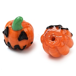Halloween-Thema handgefertigte Bunte Malerei-Perlenstränge&nbsp;LAMP-A004-04