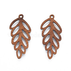 Anhänger aus natürlichem Nussbaumholz&nbsp;WOOD-N011-015