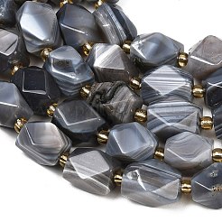 Natur Botswana Achat Perlen Stränge&nbsp;G-P611-B02-01
