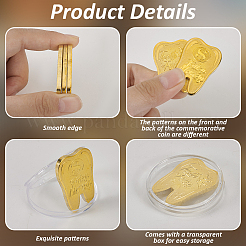 10 pièce commémorative en fer&nbsp;AJEW-FG0004-60