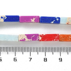 Synthetische Imperial Jaspis & Malachit Perlenstränge&nbsp;G-E508-02O