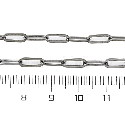 Halsketten aus Messing mit Büroklammerketten für Damen&nbsp;NJEW-D302-69B