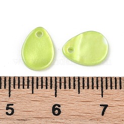 Ciondoli a goccia in conchiglia d'acqua dolce naturale verniciati a spruzzo&nbsp;SHEL-K006-47A
