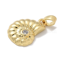 Pendentifs en laiton zircon cubique transparent&nbsp;KK-M300-03G-01