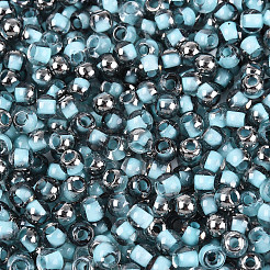 Cuentas de vidrio de colores interiores transparentes&nbsp;SEED-T007-19A-06