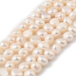 Brins de perles de culture d'eau douce naturelles&nbsp;PEAR-P064-19J-06D