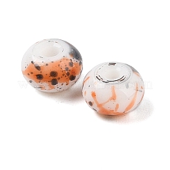 Perle di vetro verniciate a spruzzo opaco&nbsp;GLAA-G118-01Q