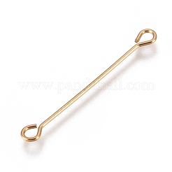 Placcatura ionica (ip) perni ad occhiello in acciaio inossidabile 304&nbsp;STAS-L247-007C-G