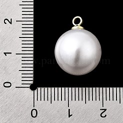 Pendentifs en plastique imitation perle ABS&nbsp;FIND-H052-01H-04G