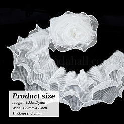 3-lagiger Rüschenbesatz aus Polyester&nbsp;DIY-WH0320-46