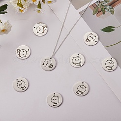 Ciondolo in acciaio inossidabile 18 pz 9 stile&nbsp;STAS-SZ0002-11