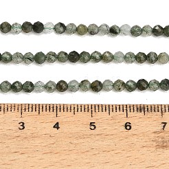 Natürlichen grünen Rutilquarz Perlen Stränge&nbsp;GG-CBA9722-A05-3mm