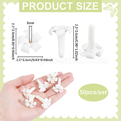 50pcs perles d'argile polymère faites à la main&nbsp;CLAY-PH0002-18A