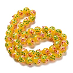 Hilos de cuentas irregulares hechos a mano con lampwork&nbsp;LAMP-A005-01D