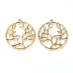 Arbre alliage métallique de pendentifs de la vie&nbsp;PALLOY-20320-AG-RS