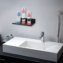 Estante de almacenamiento montado en la pared de acero al carbono&nbsp;AJEW-WH0505-13