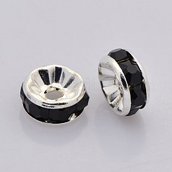 Perline distanziatori strass in ottone&nbsp;RB-A014-Z7mm-02S-NF